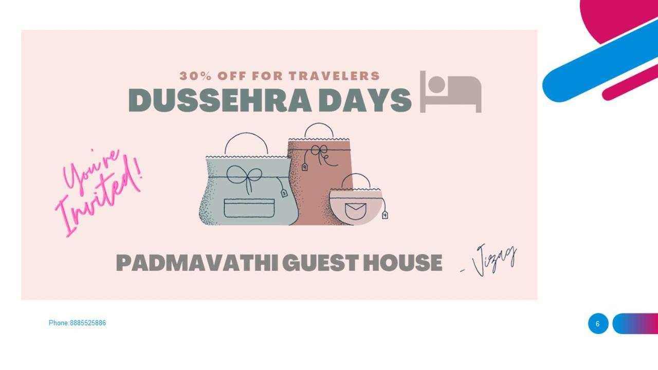 Padmavathi Family Guest House Βιζαχαπατνάμ Εξωτερικό φωτογραφία
